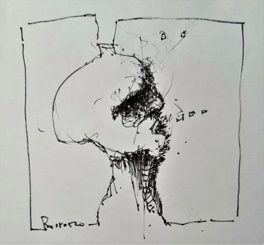 Zeichnungen mit dem Titel "gaudeamus igitur (5)" von Stephan Rodriguez Warnemünde, Original-Kunstwerk, Tinte