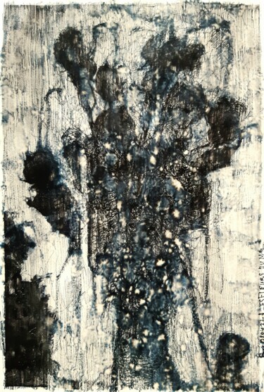 Рисунок под названием "Les Fleurs du Mal" - Stephan Rodriguez Warnemünde, Подлинное произведение искусства, Чернила