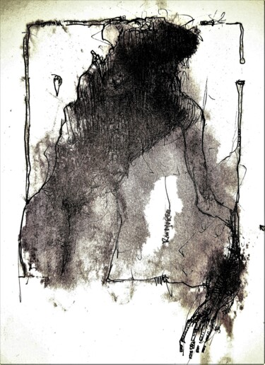 Tekening getiteld "Eines der wirksamst…" door Stephan Rodriguez Warnemünde, Origineel Kunstwerk, Inkt
