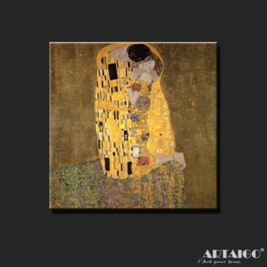 Pintura titulada "Le baiser - Gustav…" por Wati, Obra de arte original