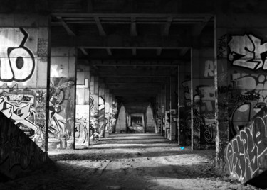 Photographie intitulée "L'Espace Graffiti" par Wax, Œuvre d'art originale, Photographie numérique