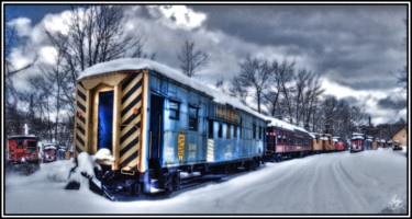 Photography titled "The Magic Train" by Wayne King, Original Artwork