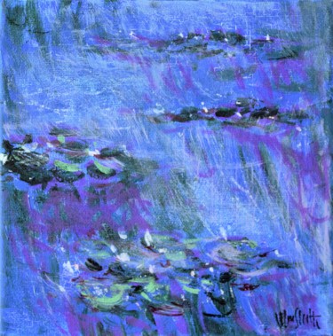 Painting titled "Giverny Study n°12…" by Wayne Sleeth, Original Artwork, Acrylic Mounted on Wood Stretcher frame