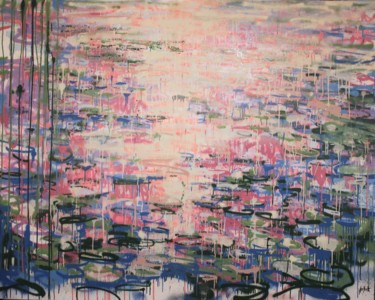 Peinture intitulée "Monet Monet Monet n…" par Wayne Sleeth, Œuvre d'art originale, Bombe aérosol