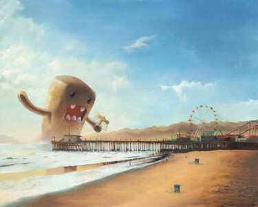 Pintura titulada "Tourist Trap" por Waynester, Obra de arte original, Oleo