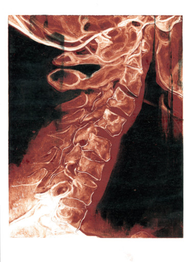 Incisioni, stampe intitolato "monotype04.jpg" da William Chajin, Opera d'arte originale, Monotipo