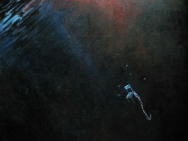 Malerei mit dem Titel "Mind5" von Wednesday Ho, Original-Kunstwerk, Öl