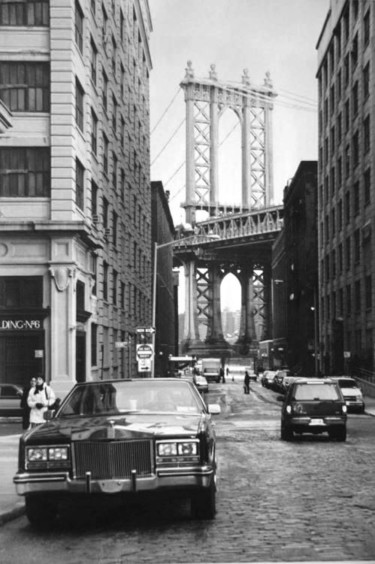 Photographie intitulée "Brooklyn bridge" par Weepee, Œuvre d'art originale