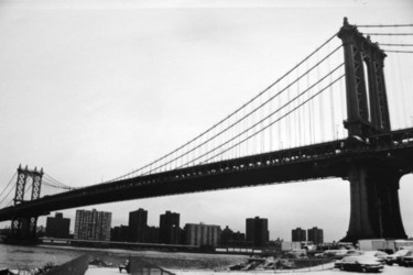 Photographie intitulée "brooklyn bridge 2" par Weepee, Œuvre d'art originale