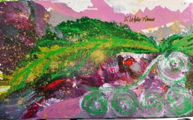 Pittura intitolato "Sandrila" da Wefag Ibrahim, Opera d'arte originale, Acrilico