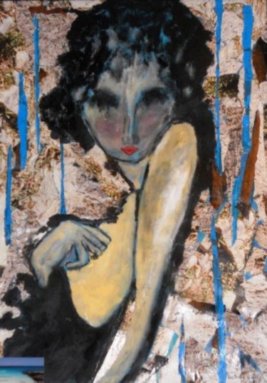Aufbau mit dem Titel "femme a la petite r…" von Lucienne Weill, Original-Kunstwerk
