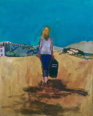 Painting titled "le-depart.jpg" by Lucienne Weill, Original Artwork