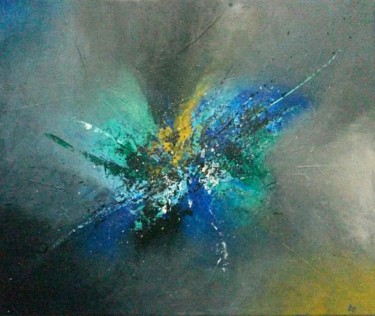 Painting titled "HUMEUR PAISIBLE" by Weilys Lili, Original Artwork, Acrylic