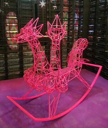 雕塑 标题为“Boobs Dragon” 由Alexandra Weld Queen, 原创艺术品, 金属