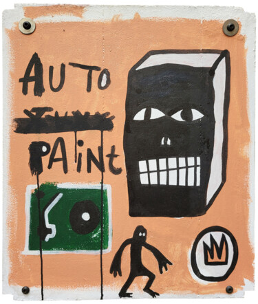 Painting titled "AutoPaint" by Well Well, Original Artwork, Acrylic