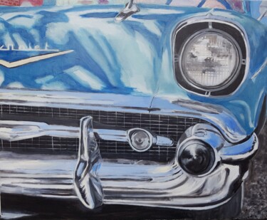 Malarstwo zatytułowany „Chevrolet !” autorstwa Wellos, Oryginalna praca, Olej