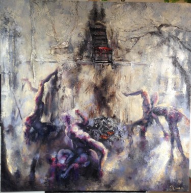 Painting titled "madhouse.jpg" by Wenchao Ji, Original Artwork