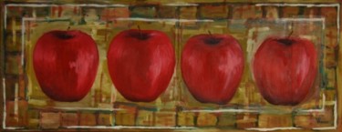 Pintura titulada "pomes" por Wencs, Obra de arte original, Oleo