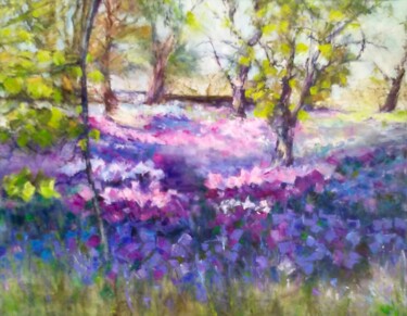 Peinture intitulée "’Spring’" par Wendy Long, Œuvre d'art originale, Huile