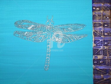 Painting titled "I AM DRAGONFLY" by Redreamer, Original Artwork, Other