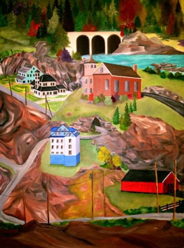 Painting titled "Rural Living At A G…" by Weshon Hornsby, Original Artwork