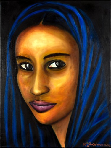 Malerei mit dem Titel "Maria" von Weralgos, Original-Kunstwerk, Öl
