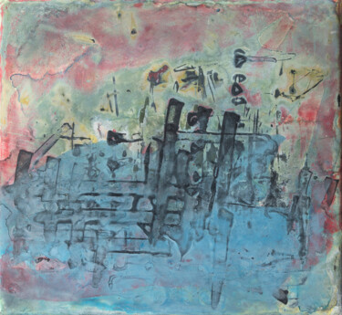 Картина под названием "little harbour" - Werner Schaile, Подлинное произведение искусства, Масло