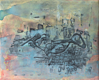 Картина под названием "into the unknown" - Werner Schaile, Подлинное произведение искусства, Масло