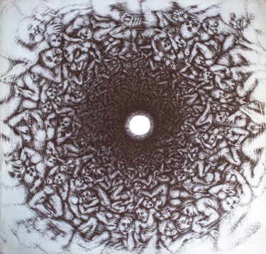 Druckgrafik mit dem Titel "Apokalypse 1  (Kuns…" von Werner Schaile, Original-Kunstwerk, Analogdruck