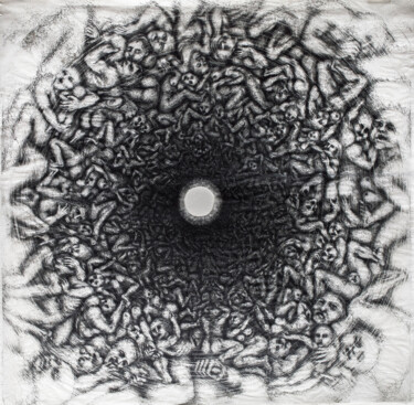 Desenho intitulada "Apokalypse 1 (Origi…" por Werner Schaile, Obras de arte originais, Tinta