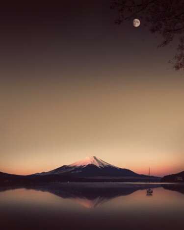 Digital Arts titled "Fuji" by Wesley Duong, Original Artwork, Digital Painting