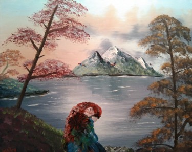 Schilderij getiteld "ARA island" door Randy Weyten, Origineel Kunstwerk, Acryl