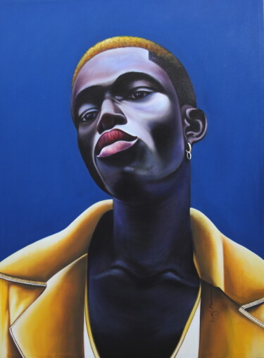 Malarstwo zatytułowany „Limbo Deux” autorstwa Ley Mboramwe, Oryginalna praca, Akryl