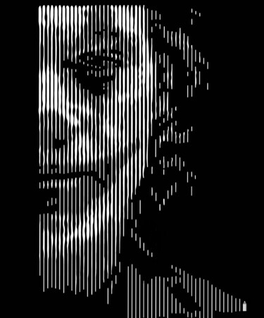 Цифровое искусство под названием "Joker" - Whiteline, Подлинное произведение искусства, 2D Цифровая Работа