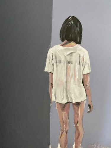 Malarstwo zatytułowany „Gone” autorstwa Widad Hassani, Oryginalna praca, Akryl Zamontowany na Inny sztywny panel