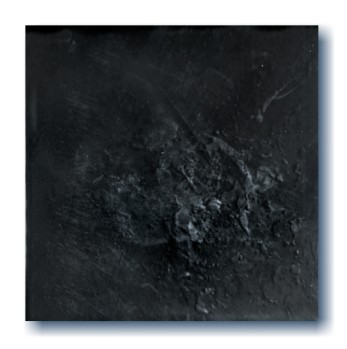 Painting titled "Schwarzes Quadrat" by Christian Wiegandt, Original Artwork