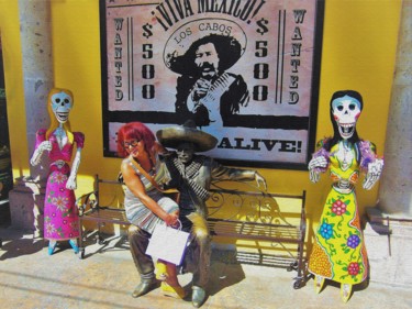 Fotografia intitulada "Viva Mexico!" por W. Marek Cholody, Obras de arte originais, Fotografia Manipulada