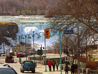 Photographie intitulée "Niagara Falls Canada" par W. Marek Cholody, Œuvre d'art originale, Photographie manipulée
