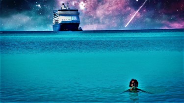Photography titled "Caribbean Escape" by W. Marek Cholody, Original Artwork, Manipulated Photography