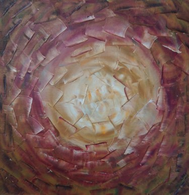 Malerei mit dem Titel "Abstract" von Anna Wigandt, Original-Kunstwerk, Öl