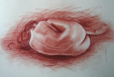 Tekening getiteld "Tranquillity" door Anna Wigandt, Origineel Kunstwerk, Olie