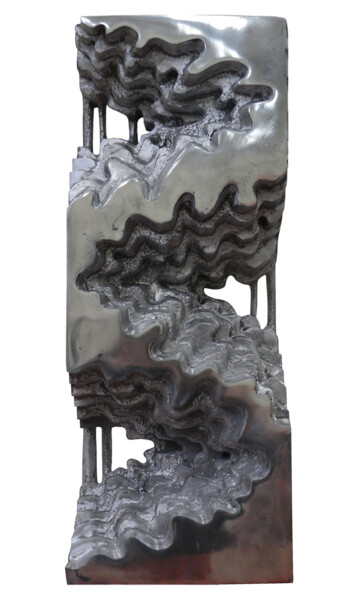 Sculpture intitulée "Circulations in Nat…" par Wiktor Kopacz, Œuvre d'art originale, Aluminium