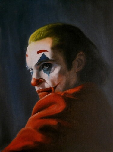 Malerei mit dem Titel "Joker" von Wiktoria Pydo, Original-Kunstwerk, Öl