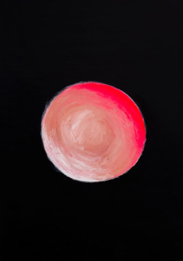 Malarstwo zatytułowany „Moon” autorstwa Wiktoria Wojciechowska, Oryginalna praca, Cyfrowy wydruk
