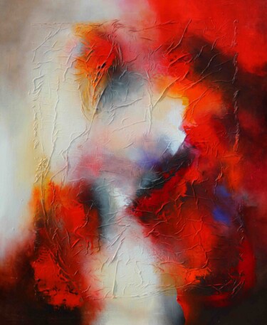Картина под названием "Mijas 17-05" - Wil Lof, Подлинное произведение искусства, Акрил Установлен на Деревянная рама для нос…