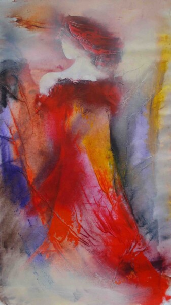 Pittura intitolato "Ryanne 24-05" da Wil Lof, Opera d'arte originale, Acrilico