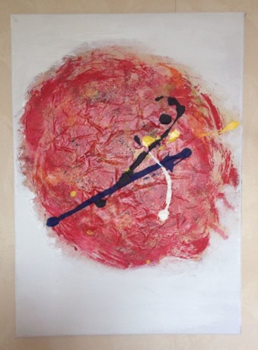 Peinture intitulée "soleil-rouge.jpg" par Willo . B, Œuvre d'art originale