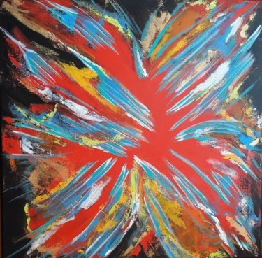 Malerei mit dem Titel "summer-feelings-60x…" von Dibidäbi, Original-Kunstwerk, Acryl