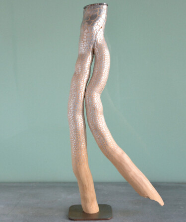 Скульптура под названием "Créature végétale n…" - Wildinside, Подлинное произведение искусства, Дерево