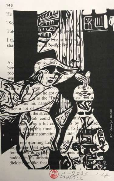 Druckgrafik mit dem Titel "A Fabulous Life, Pa…" von Wilf Tilley, Original-Kunstwerk, Monotypie